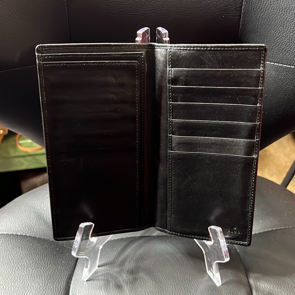 Authentic Gucci long black wallet very soft leather!!!🔥 - Picture 5 of 12